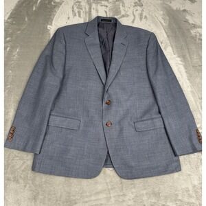 Lauren Ralph Lauren Blue Suit Blazer Jacket Mens 44S Sport Coat Business Linen